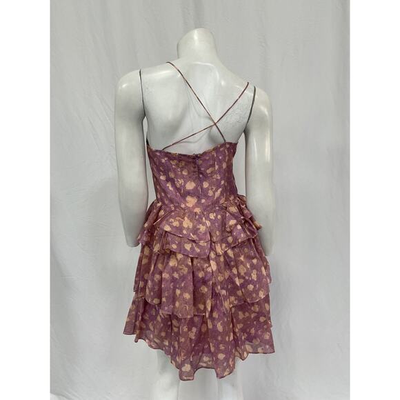 Ulla Johnson 'Celina' Purple Cotton Dress Size 2 - Picture 3 of 5